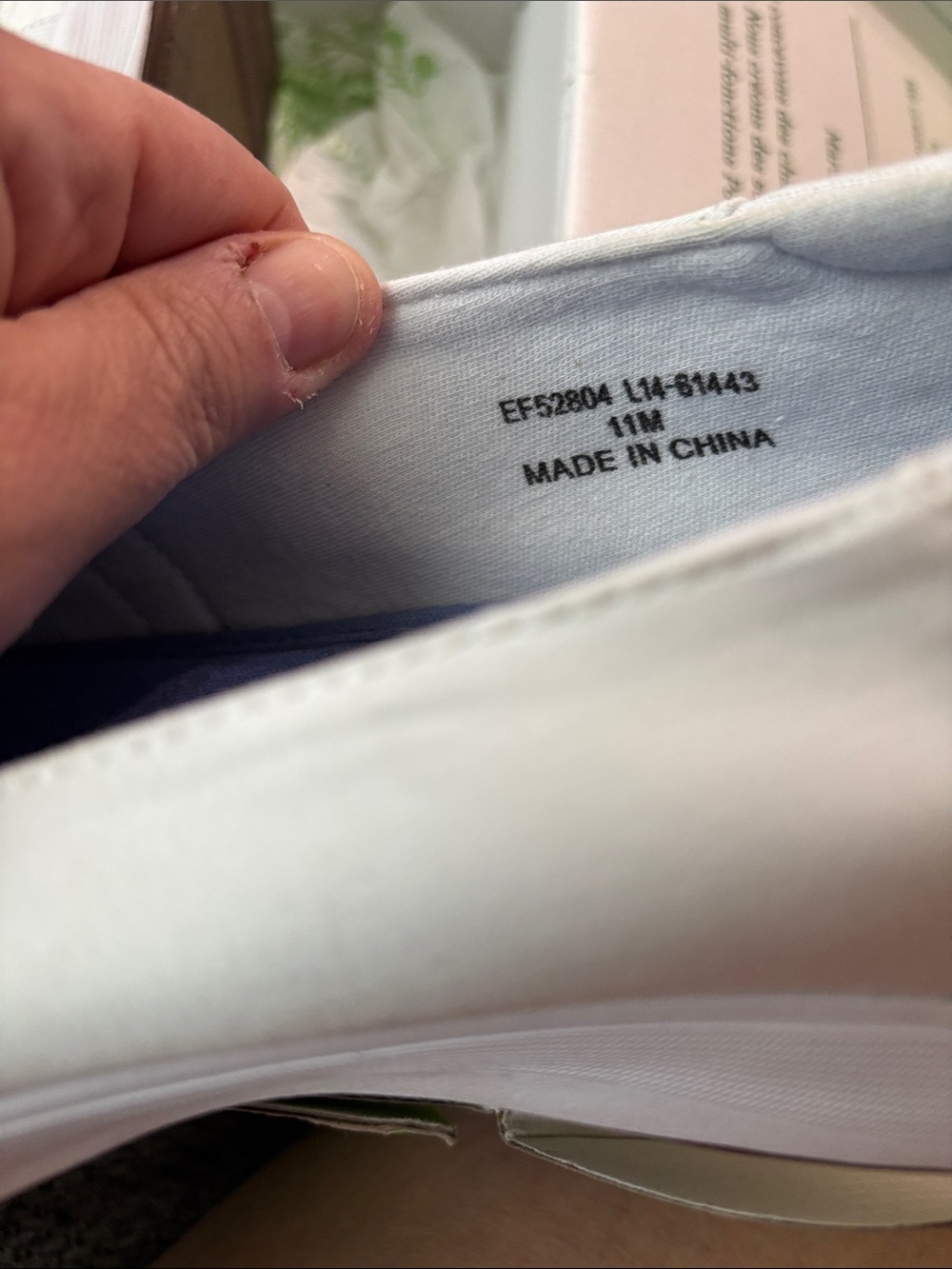 Grasshoppers White Canvas Mary Jane Flats with Elastic Strap - Picture 5 of 5